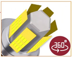 360 HB3 (9005) лед лампи