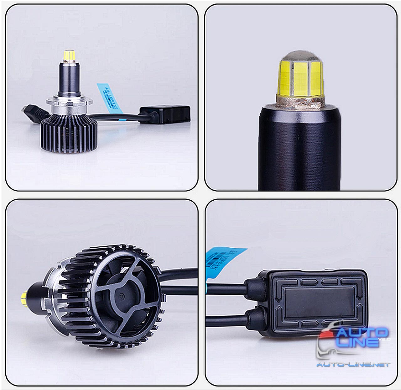 B-Power LED ST D2S 25000Lm — мощные LED-лампы D2S 360 градусов для линз