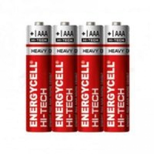Батарейка ENERGYCELL EN24HT-S4 1.5V солевая R03, ААA4 SHRUNK PK ((4/40/2400))