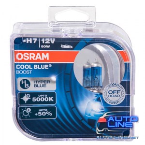 Автолампа OSRAM Cool Blue Boost +50% H7 12V 80W PX26d (62210CBB-HCB BOX)