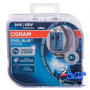 Автолампа OSRAM Cool Blue Intense +20% H4 12V 60-55W P43t (64193CBI-HCB BOX)