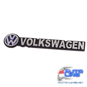 Надпись Volkswagen в коробці (метал) (JP)