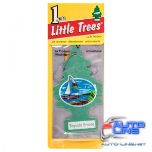 Освежитель сухой ёлочка Little Trees Bayside Breeze ((20))
