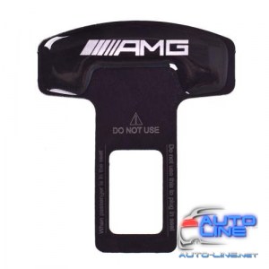 Заглушка ремня безопасности алюминиевая AMG (1шт) ((100))