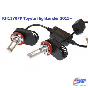 Лампы светодиодные ALed H11 6000K 30W RH11Y07P Toyota HighLander 2015+(2шт)
