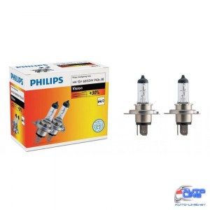 Лампа галогенная Philips H4 12342PRC2 60/55W P43t Premium 2 шт