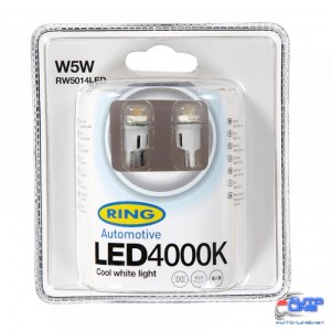 Габариты LED RING W5W 4000К Cool White RW5014LED (9522) б2