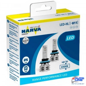 Лампы светодиодные Narva H8/H11/H16 6500K 12-24W 180363000