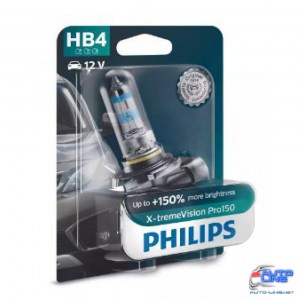 Лампа галогенная Philips HB3 X-treme Vision Pro +150% 55W 12V B1 9005XVPB1