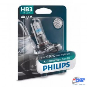 Лампа галогенная Philips HB3 X-treme Vision Pro +150% 55W 12V B1 9005XVPB1