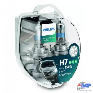 Лампа галогенная Philips H7 X-tremeVision Pro150 +150% 55W 12V 12972XVPS2