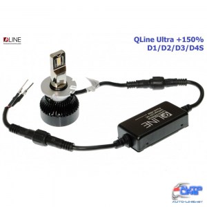 QLine Ultra +150% D1/D2/D3/D4S 6000K 49W (2шт.) - Лампы светодиодные D1/D2/D3/D4S