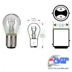 Лампа автомобильная Лампа для стоп-сигналов и задних фар Trifa 12V 21/5W HD (23381)
