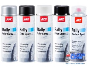 APP Краска аэрозольная Rally Color Spray, серебристая 500ml (210104)