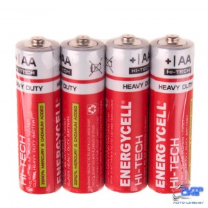 Батарейка ENERGYCELL EN15HT-S4 1.5V солевая R6, АА4 SHRUNK PK (4820226380054)