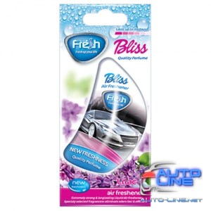 Осв.воздуха жидкий Fresh Way BLISS Cars Lilac 8ml (BLC09)