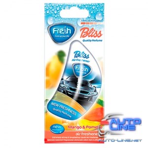 Осв.воздуха жидкий Fresh Way BLISS Cars Mango and Pomelo 8ml (BLC14)