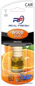 Осв.воздуха жидкий REAL FRESH WOOD DUO Orange 5 мл ((12))