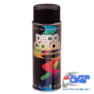Deco Color Краска аэроз. 400ml Decoration/чёрный мат (720156)