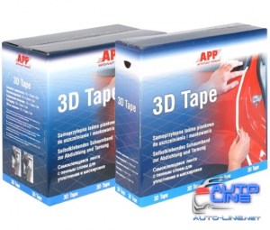 APP Самоклеящийся уплотнительный валик 3D Tape 13мм*20м, белый (070351)