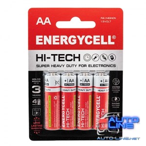 Батарейка ENERGYCELL EN15HT-B4 1.5V солевая R6, АА4 BLISTER PK (4820226380078)