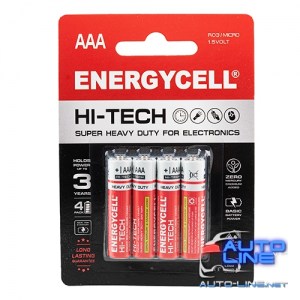 Батарейка ENERGYCELL EN24HT-B4 1.5V солевая R03, ААA4 BLISTER PK (4820226380108)