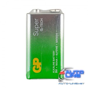 Батарейка GP SUPER ALKALINE 1604A21-S1 щелочная, 6LF22 (4891199216282)