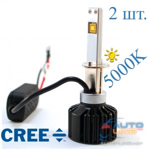 ALed X H1 5000K 4900Lm — светодиодная лампа H1, 5000K, 4900Lm, CREE