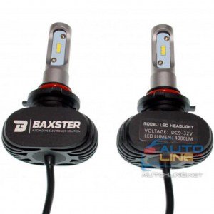 Baxster S1 HB3 (9005) 5000K 4000Lm — светодиодные лампы HB3, 5000K, CSP