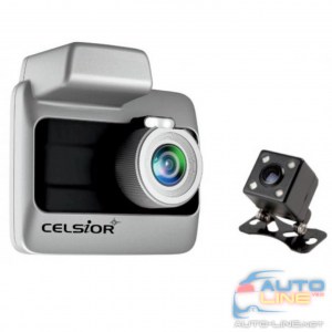 Celsior DVR CS-119 GPS - автомобильный видеорегистратор с 2 камерами
