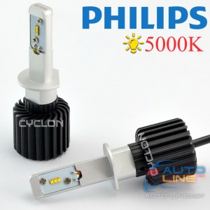 Cyclon LED H1 5000K 4000Lm PH type 2 — светодиодная лампа H1 5000K, Philips ZES LED