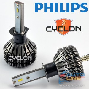 Cyclon LED H1 6000K 3000Lm PH type 10 — светодиодная лампа H1 6000K, Philips ZES LED