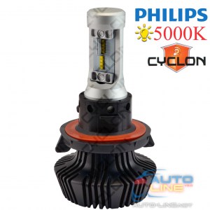 Cyclon LED H13 Hi/Low 5000K 4000Lm PH type 2 — светодиодные лампы H13, 5000K, на чипах PHILIPS ZES LED