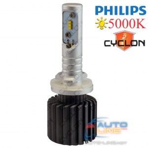 Cyclon LED H27(880) 5000K 4000Lm PH type 2 — светодиодная лампа H27 (880/881) 5000K, Philips ZES LED