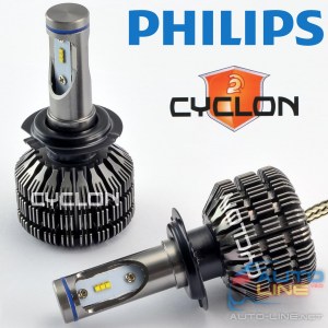 Cyclon LED H7 6000K 3000Lm PH type 10 — светодиодная лампа H7 6000K, Philips ZES LED