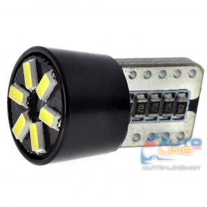 Cyclon T10-044 CAN 3014-6 12V MJ — автомобильная безцокольная светодиодная лампа T10, CAN