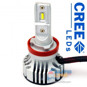 Cyclone LED H11 5000K 6000Lm CR type 29 v2 — LED-лампы H11, 5000K/6000Lm, CREE LEDs