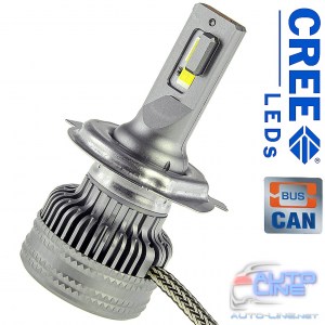 Cyclone LED H4 H/L 6000K type 37 — мощные LED-лампы H4 с обманкой 6000K/12000Lm