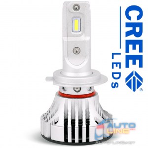 Cyclone LED H7 5000K 6000Lm CR type 29 v2 — LED-лампы H7 с регулировкой угла наклона, 5000K/6000Lm, CREE LEDs