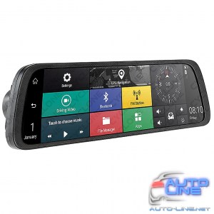  CYCLONE MR-227 AND 3G — салонное зеркало Android на штатном креплении с видеорегистратором и камерой заднего вида, GSM + 3G