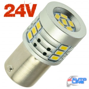 Cyclone S25-091 3030-16 24V — LED-лампа 24В S25/P21 з обманкою