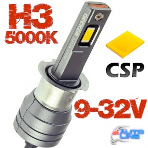 Decker LED PL-05 5K H3 — автомобильная LED-лампа H3 под галогенку, без вентилятора