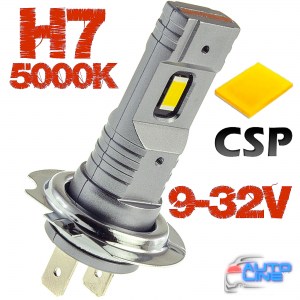 Decker LED PL-05 5K H7  — автомобильная LED-лампа H7 под галогенку, без вентилятора