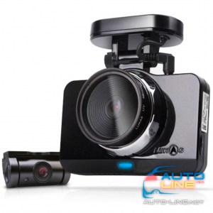 Lukas LK-9700 DUO — автомобильный видеорегистратор с сенсорным экраном, 2 камерами и поддержкой OBD-2