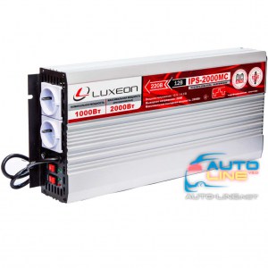 Luxeon IPS-2000MC — инвертор 12-220В + зарядное устройство