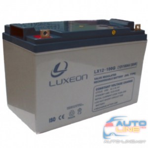 Luxeon LX12-100G 12В 100АЧ — гелевый аккумулятор, 100АЧ