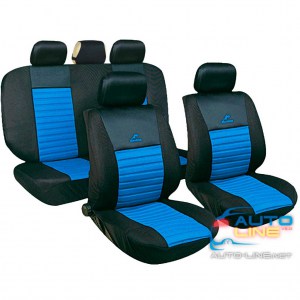 MILEX Tango AG-24016/3 — набор чехлов для сидений автомобиля, светло-синие