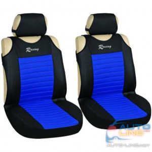 MILEX Tango AG-27071/3 — комплект маек на передние сиденья, черно-синие