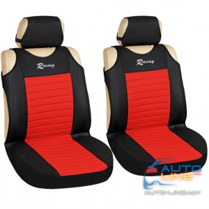 MILEX Tango AG-27071/7 — комплект маек на передние сиденья, черно-красные