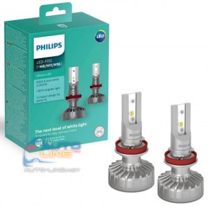 Philips Ultinon FOG H8/H11/H16 LED 11366ULWX2 — автомобильные LED-лампы H11